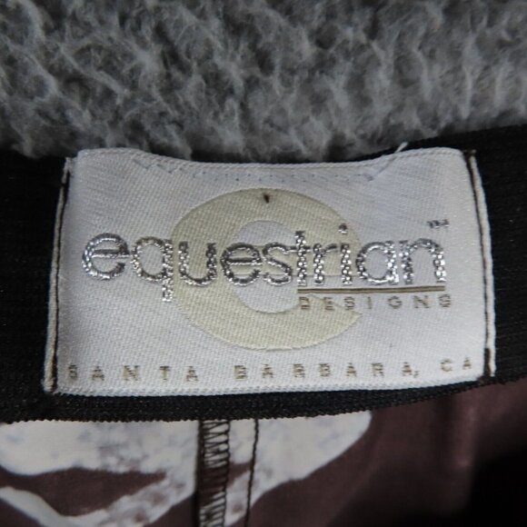 Vintage Equestrian Designs Riding Pants Womens Size P XS Brown Stars and Shells - Picture 6 of 12